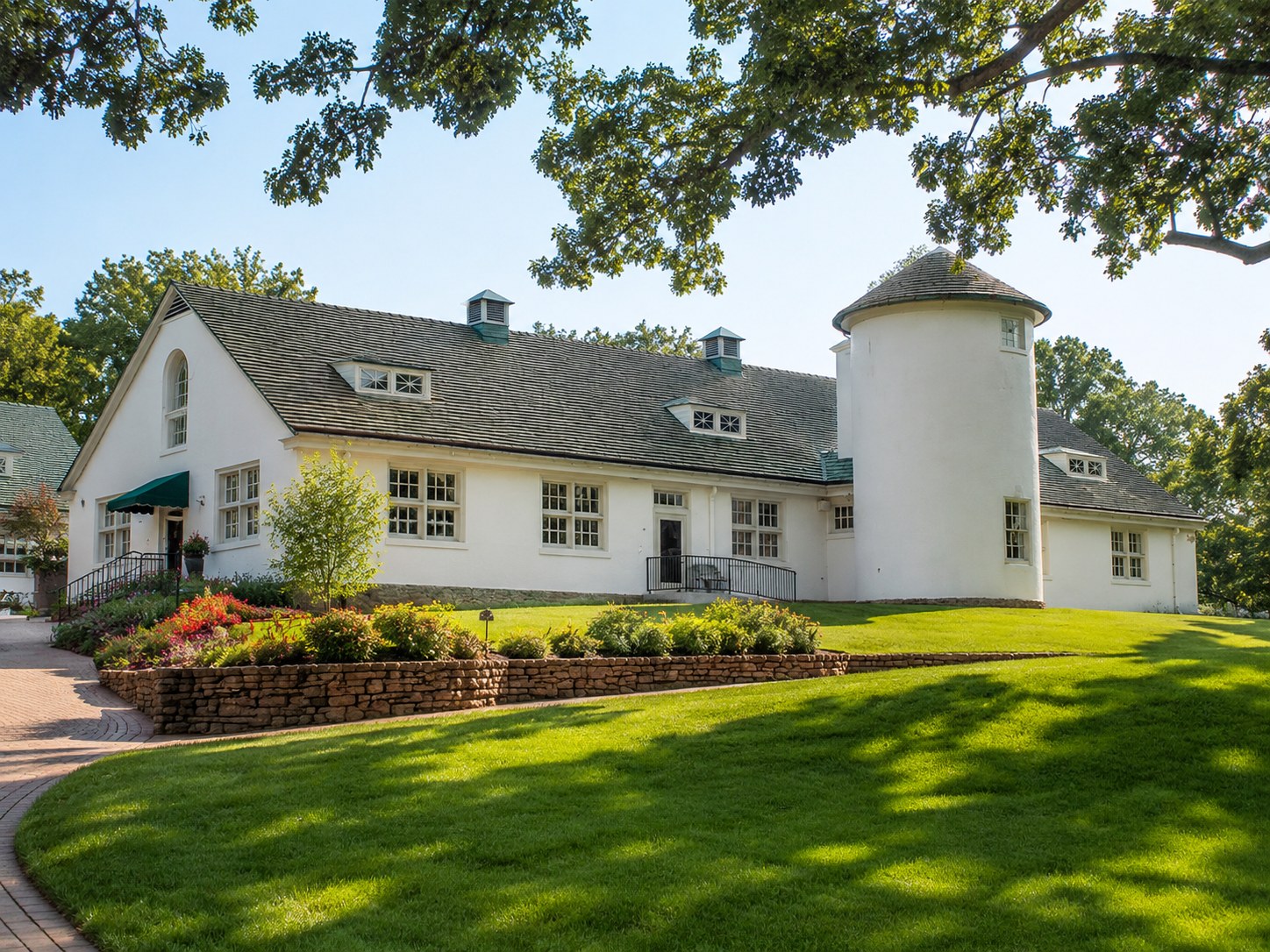 The restored R. J. Reynolds Cow Barn in Reynolda Village, the original Woodard & Company office from 1985