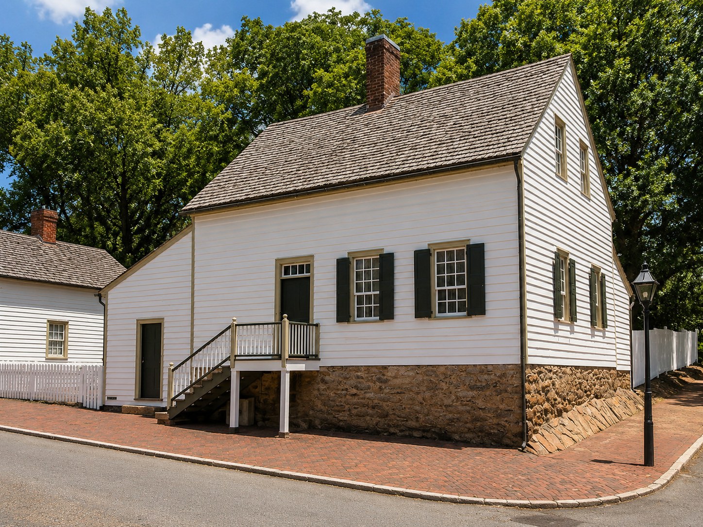 The Lewis Eberhardt House in Old Salem, the Woodard & Company office from 1993 to 1998